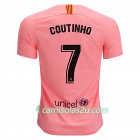 Camisolas de Futebol FC Barcelona Philippe Coutinho 7 Equipamento 3ª 2018/19 Manga Curta